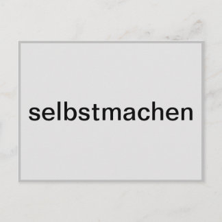 selber gestalten briefkaart