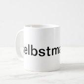 selber gestalten koffiemok (Voorkant links)