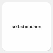 selber gestalten vierkante sticker (Voorkant)