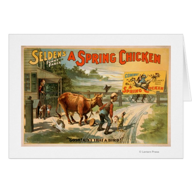 Selden's Funny Farce, A Spring Chicken Play (Devant horizontal)