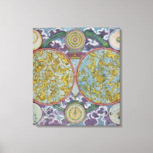 Selderfgoedkaart van de planten canvas afdruk