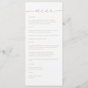 Selderijpoeder · Modern minimalistisch script brui Menu