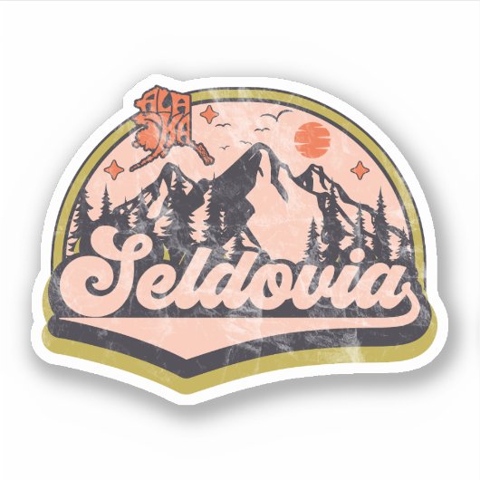 Seldovia, Alaska Sticker (Voorkant)