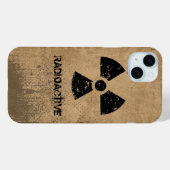 Select-A-Color-radioactieve graat Case-Mate iPhone Case (Achterkant (horizontaal))