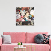 Selectie van gepolijst Rocks Canvas Afdruk (Insitu (Woonkamer))