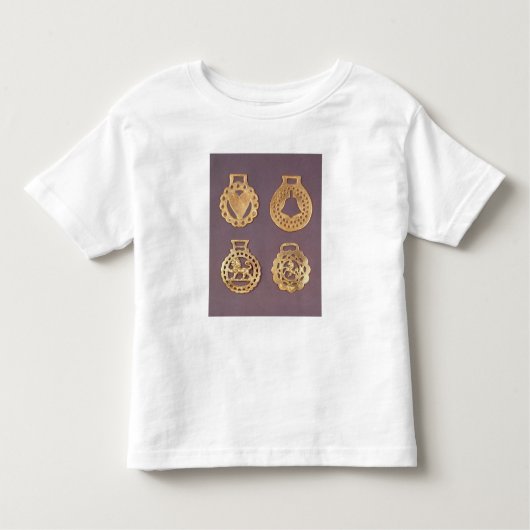 Selectie van paardenschorten kinder shirts (Voorkant)