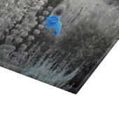 Selectief Blue Garden bezoeker snijplank (Hoek)