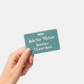 Selectief mutisme badge (Handheld)