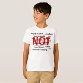 Selectief mutisme NIET T-shirt (Voorkant volledig)