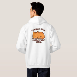 Selectief Sociale Kat – Schattige Kawaii Slaande K Hoodie