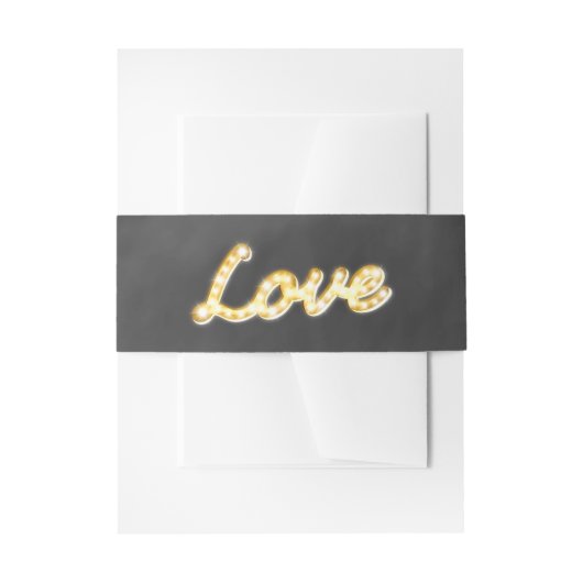 selectiekamers Belly Band - alkbord Uitnodigingen Wikkel (Voorkant Voorbeeld)