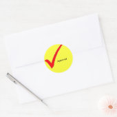Selectieteken sticker (Envelop)