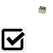 selectievakje kunststempel 	rubberstempel (Gestempeld)