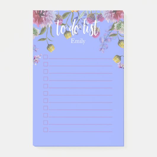 Selectievakje voor waterverf wasblokjes om lijst u post-it® notes (Voorkant)