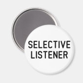 Selectieve luisteraar magneet (Voorkant / Achterkant)