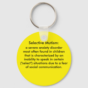 Selectieve Mutismdefinitie Sleutelhanger
