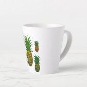 Sélection des ananas Latte Mug (Angle droit)
