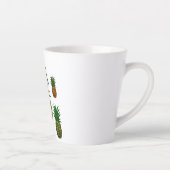 Sélection des ananas Latte Mug (Droite)