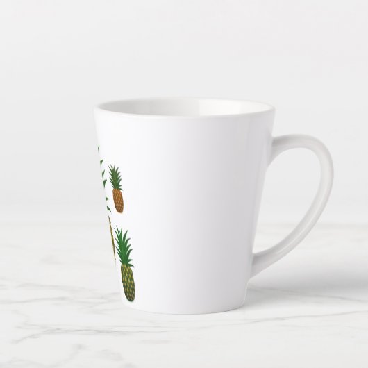Sélection des ananas Latte Mug (Droite)