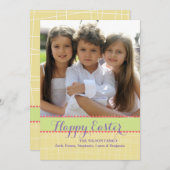 Sélectionnez colle la carte de Pâques de photo (Devant / Derrière)