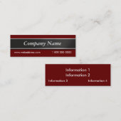 Sélectionnez vos cartes de visite professionnels (Devant / Derrière)