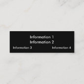 Sélectionnez vos cartes de visite professionnels (Dos)