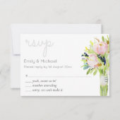 Sélections modernes et de menu florales illustrées (Devant)