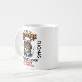 Selective Hearing Cat Mug | Funny Coworker Koffiemok (Voorkant links)