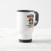 Selective Hearing Cat Mug | Funny Rooster Reisbeker (Voorkant rechts)