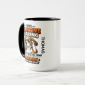 Selective Hearing dog Mug | Funny Coworker (Devant gauche)