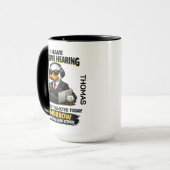 Selective Hearing duck Mug | Funny Coworker (Devant gauche)