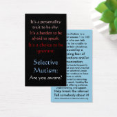 Selective Mutism Awareness (Bureau)
