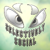 Selectively Social Raamsticker (Vel 3)