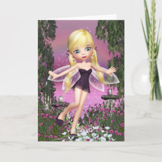 Selena Fairy Groetjes Kaart