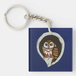 Selene de Uil Acryl Sleutelhanger