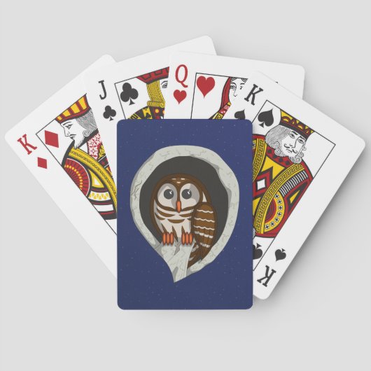 Selene de Uil Classic Speelkaarten (Achterkant)