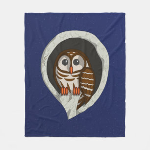 Selene de Uil Fleece Deken