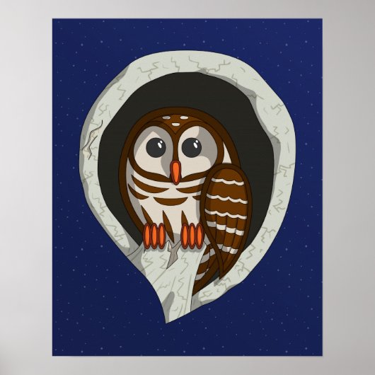 Selene de Uil Poster (Voorkant)