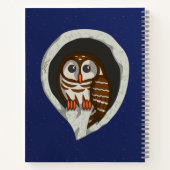 Selene de Uil Spiraal Notebook Notitieboek (Achterkant)