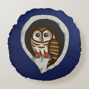 Selene le Coussin rond du hibou