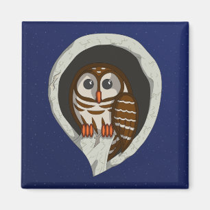 Selene the Owl Magnet Magneet