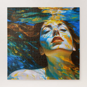 "Selene" - Vrouwen in het water Legpuzzel