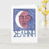 Selene-Wenskaart Kaart (Gele Bloem)