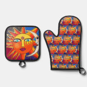 Selenelion Ovenwant & Pannenlap Set (Voorkant)