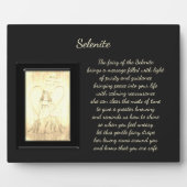 Selenite Crystal Fairy Fotoplaat (Voorkant)