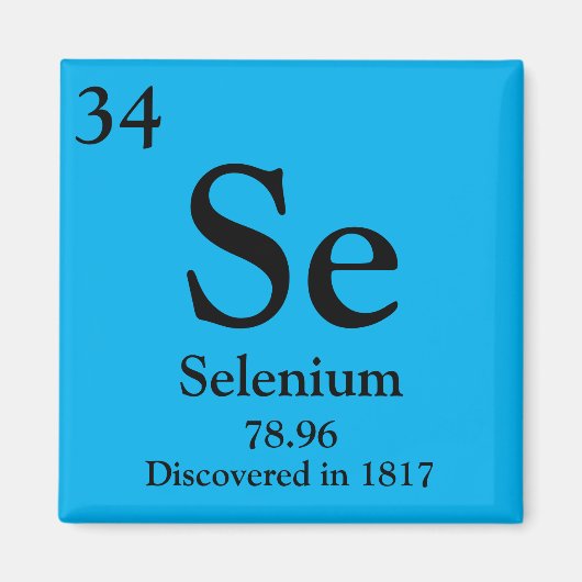 Selenium Periodiek Tafel Magneet (Voorkant)