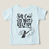 "Self Care is Not Selfish" Inspirational Graphic  (Design achterkant)