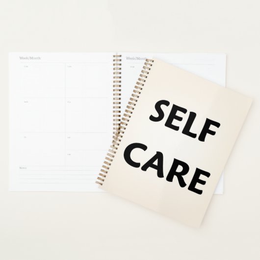 Self Care Minimal Planner Cover (Devant avec enveloppe)