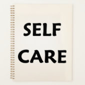 Self Care Minimal Planner Cover (Devant)