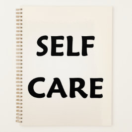 Self Care Minimal Planner Cover
